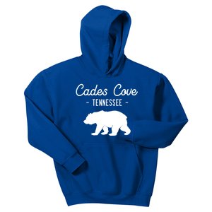 Cades Cove Bear Retro Tennessee Great Smoky Mountains Meaningful Gift Kids Hoodie