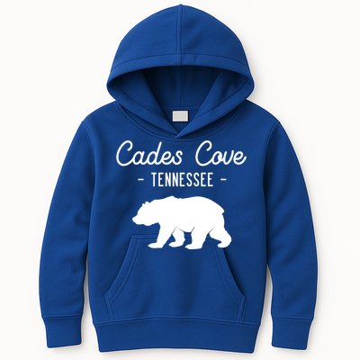 Cades Cove Bear Retro Tennessee Great Smoky Mountains Meaningful Gift Kids Hoodie