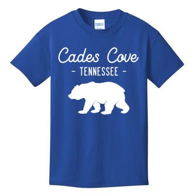 Cades Cove Bear Retro Tennessee Great Smoky Mountains Meaningful Gift Kids T-Shirt