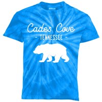 Cades Cove Bear Retro Tennessee Great Smoky Mountains Meaningful Gift Kids Tie-Dye T-Shirt