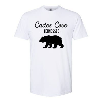 Cades Cove Bear Retro Tennessee Great Smoky Mountains Meaningful Gift Softstyle CVC T-Shirt