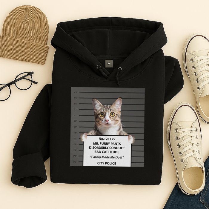 Catnip Cat Bad Cattitude Funny Cat Lover Kitten Gift Hoodie