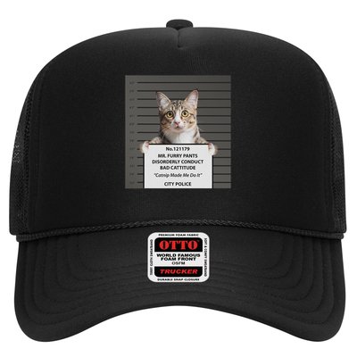 Catnip Cat Bad Cattitude Funny Cat Lover Kitten Gift Trucker Hat