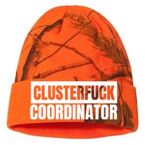 Clusterfuck Coordinator Boss Manager Dads Moms Funny Chaos Kati Licensed 12" Camo Beanie