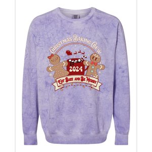 Christmas Cookie Baking Crew Family Matching Xmas Party Colorblast Crewneck Sweatshirt