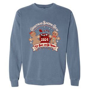 Christmas Cookie Baking Crew Family Matching Xmas Party Garment-Dyed Sweatshirt