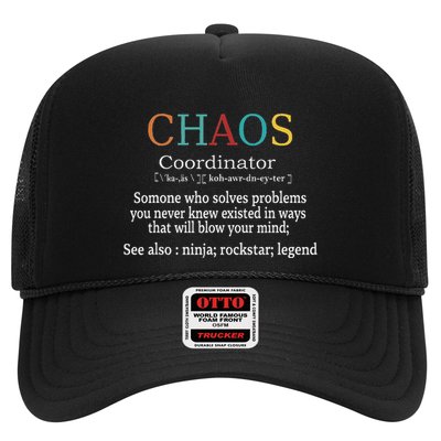 Chaos Coordinator Boss Women Lady Professional Day Trucker Hat