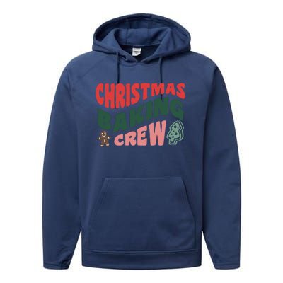 Cool Christmas Baking Crew Performance Fleece Hoodie