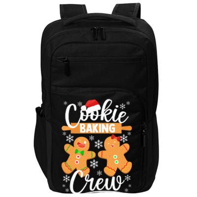 Christmas Cookie Baking Crew Festive Gingerbread Impact Tech Backpack