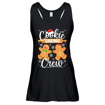 Christmas Cookie Baking Crew Festive Gingerbread Ladies Essential Flowy Tank