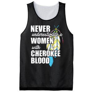 Cool Cherokee Blood Women Funny Native American Gift For Her Mesh Reversible Basketball Jersey Tank