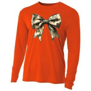 Camouflage Camo Bow Cooling Performance Long Sleeve Crew