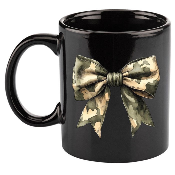 Camouflage Camo Bow 11oz C Handle Ceramic Mug
