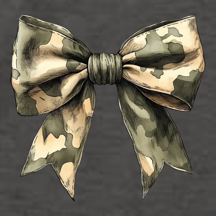 Camouflage Camo Bow Vector Backpack