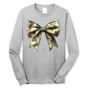 Camouflage Camo Bow Long Sleeve Shirt