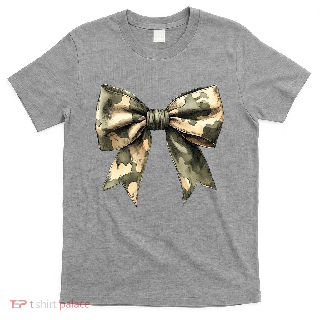 Camouflage Camo Bow T-Shirt