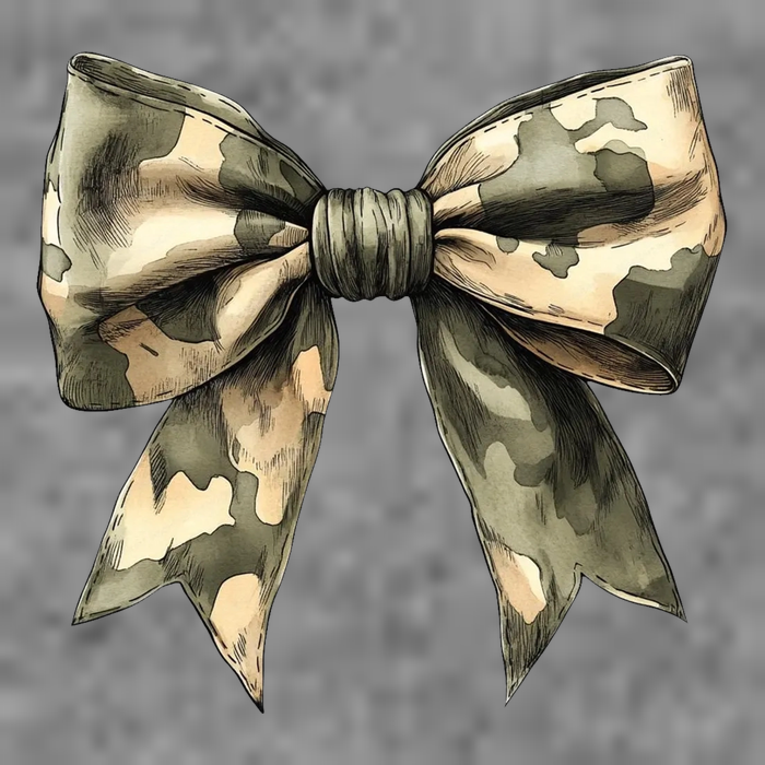 Camouflage Camo Bow T-Shirt