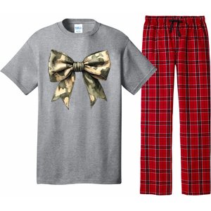 Camouflage Camo Bow Pajama Set