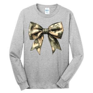 Camouflage Camo Bow Tall Long Sleeve T-Shirt