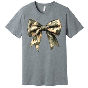 Camouflage Camo Bow Premium T-Shirt