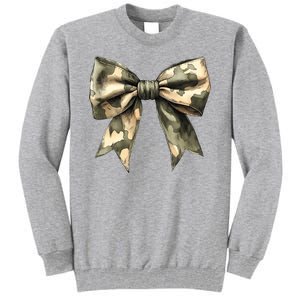 Camouflage Camo Bow Tall Sweatshirt