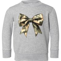 Camouflage Camo Bow Toddler Sweatshirt