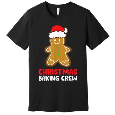 Christmas Cookie Baking Crew Funny Gingerbread Baking Premium T-Shirt