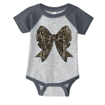 Camo Coquette Bow Duck Hunt Duck Hunting Infant Baby Jersey Bodysuit