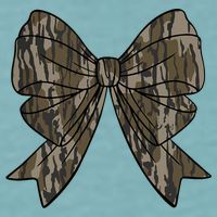 Camo Coquette Bow Duck Hunt Duck Hunting Sueded Cloud Jersey T-Shirt