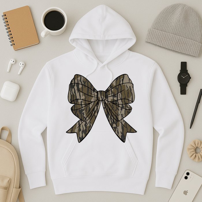 Camo Coquette Bow Duck Hunt Duck Hunting Hoodie