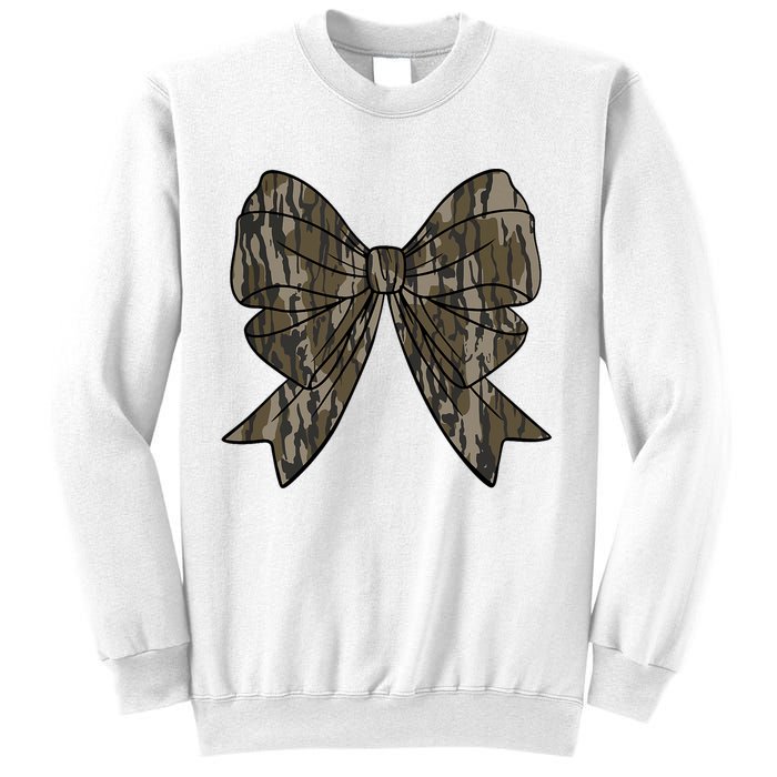 Camo Coquette Bow Duck Hunt Duck Hunting Sweatshirt