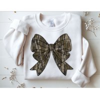 Camo Coquette Bow Duck Hunt Duck Hunting Sweatshirt
