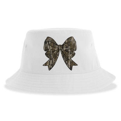 Camo Coquette Bow Duck Hunt Duck Hunting Sustainable Bucket Hat