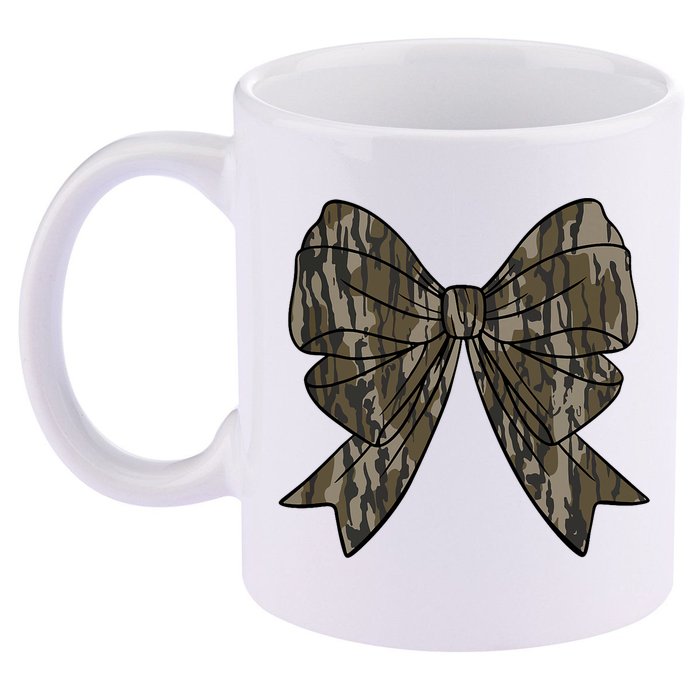 Camo Coquette Bow Duck Hunt Duck Hunting 11oz C Handle Ceramic Mug