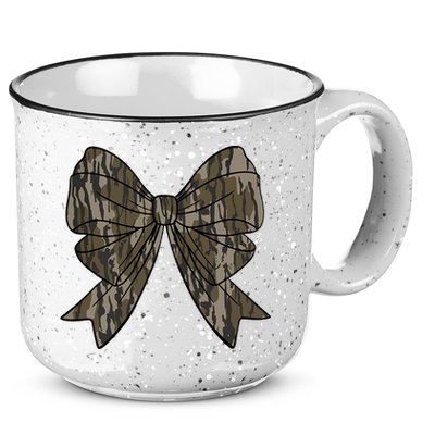 Camo Coquette Bow Duck Hunt Duck Hunting 15oz Campfire Ceramic Mug