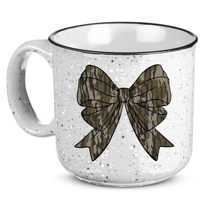 Camo Coquette Bow Duck Hunt Duck Hunting 15oz Campfire Ceramic Mug