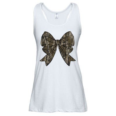 Camo Coquette Bow Duck Hunt Duck Hunting Ladies Essential Flowy Tank