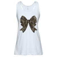 Camo Coquette Bow Duck Hunt Duck Hunting Ladies Essential Flowy Tank