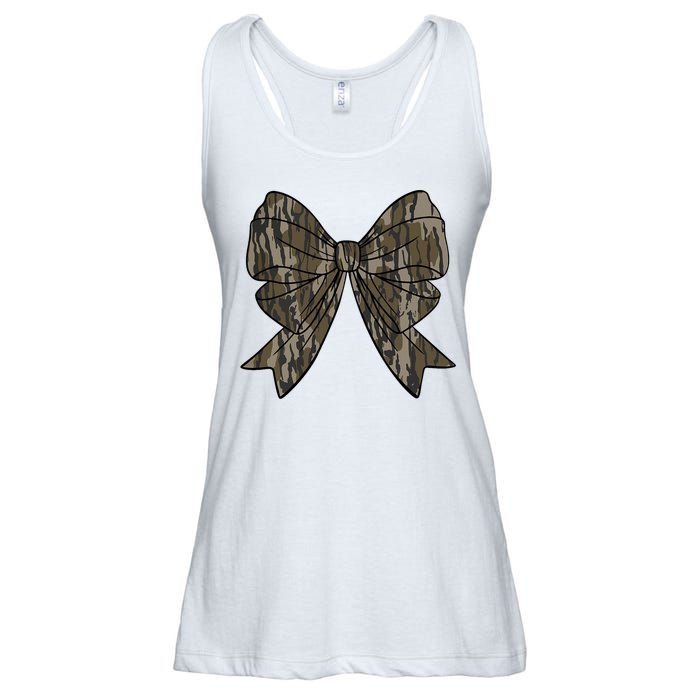 Camo Coquette Bow Duck Hunt Duck Hunting Ladies Essential Flowy Tank