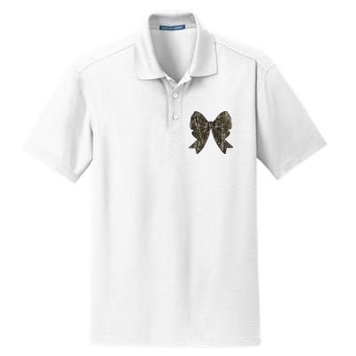 Camo Coquette Bow Duck Hunt Duck Hunting Dry Zone Grid Polo