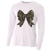 Camo Coquette Bow Duck Hunt Duck Hunting Cooling Performance Long Sleeve Crew