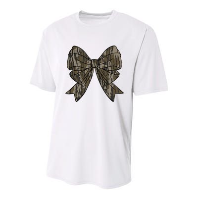 Camo Coquette Bow Duck Hunt Duck Hunting Youth Performance Sprint T-Shirt