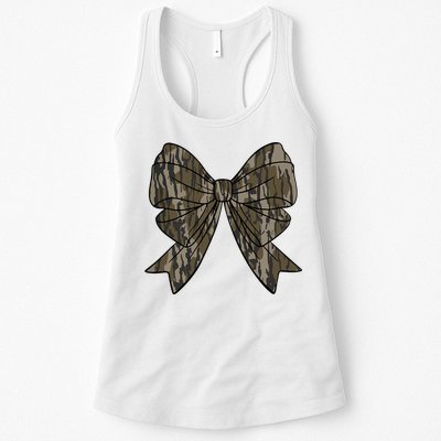 Camo Coquette Bow Duck Hunt Duck Hunting Womens Tank Top