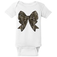 Camo Coquette Bow Duck Hunt Duck Hunting Baby Bodysuit
