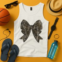 Camo Coquette Bow Duck Hunt Duck Hunting Tank Top