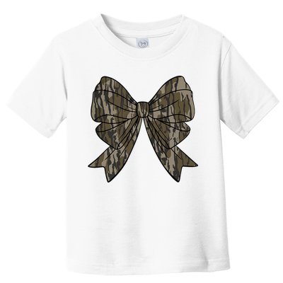 Camo Coquette Bow Duck Hunt Duck Hunting Toddler T-Shirt