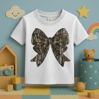 Camo Coquette Bow Duck Hunt Duck Hunting Toddler T-Shirt
