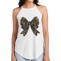 Camo Coquette Bow Duck Hunt Duck Hunting Women's Perfect Tri Rocker Tank