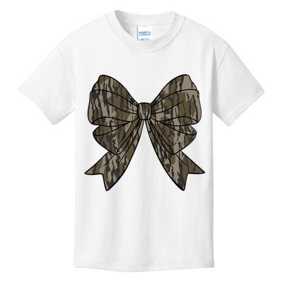 Camo Coquette Bow Duck Hunt Duck Hunting Kids T-Shirt