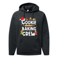 Christmas Cookie Baking Crew Funny Pajamas Family Xmas Performance Fleece Hoodie